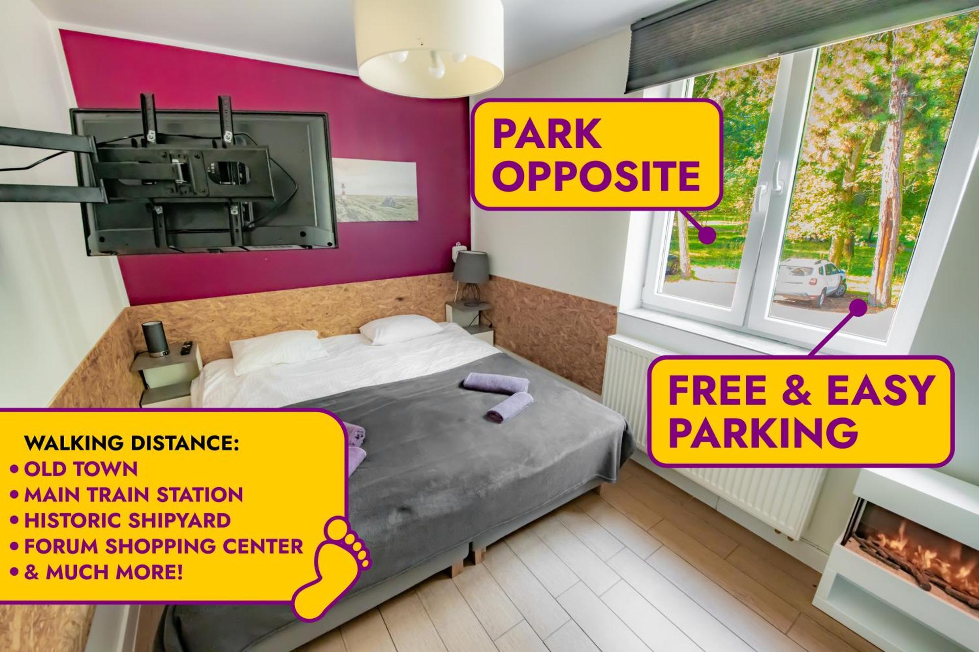 Apartament W Sercu Gdanska - Parking Gratis - 10 Min Do Forum I Skm Srodmiescie - Self Check-In 24H — Photos 2